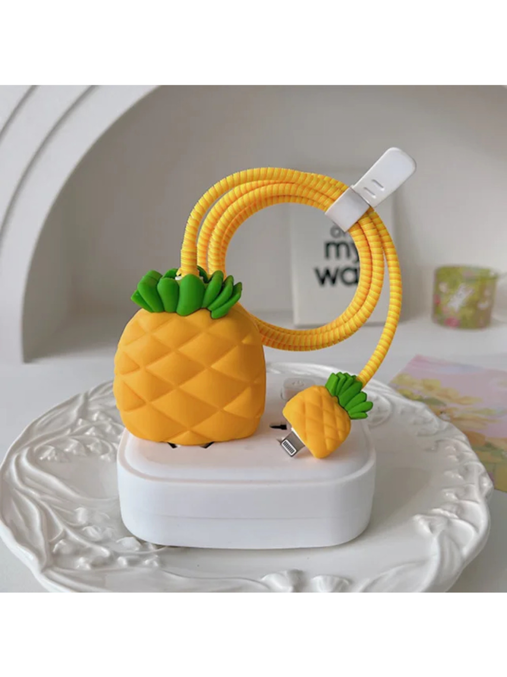 Sweet Pineapple iPhone Charger Cable Protectors P58